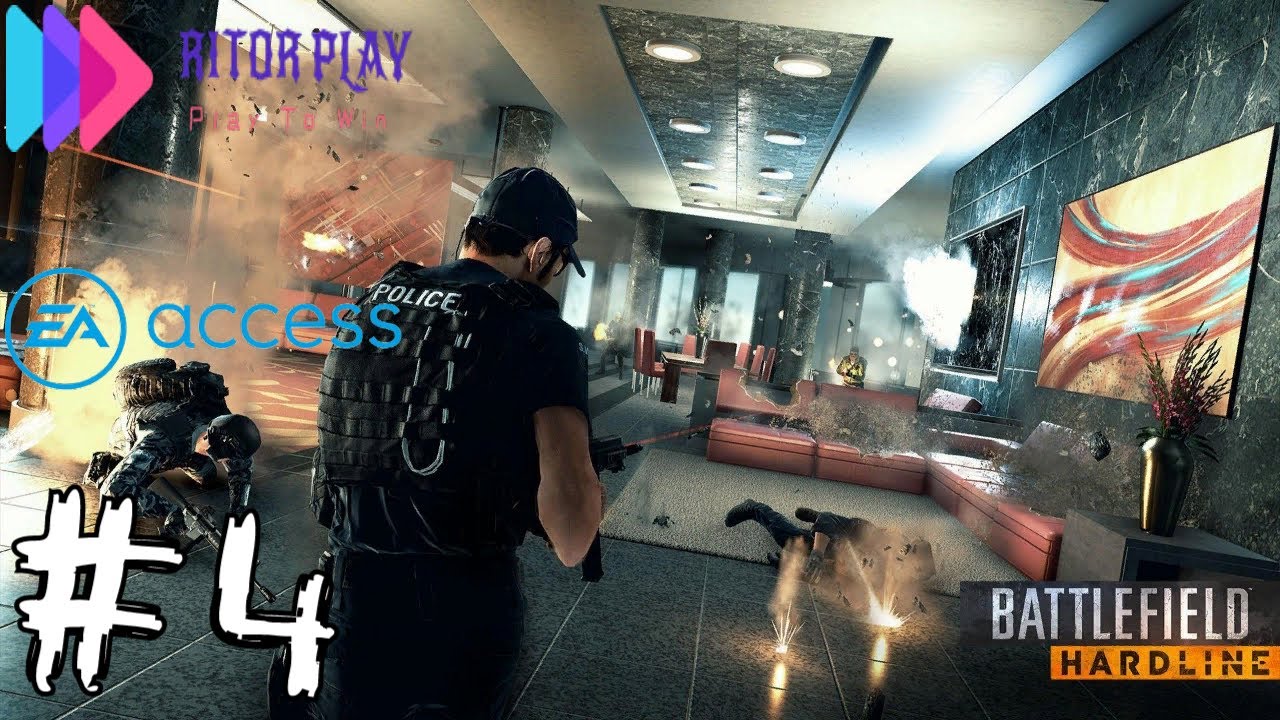 Battlefield Hardline Прохождение #4 [EA Access] #RitorPlay