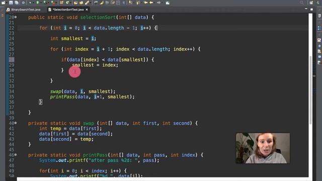 3) Selection sort | Java with Ali смотреть онлайн