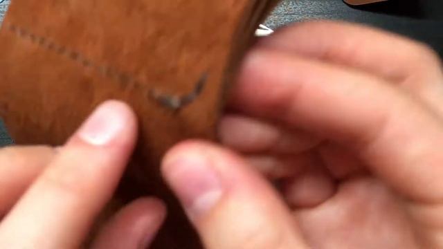 НЕСЛОЖНЫЙ КОШЕЛЕК седельным швом