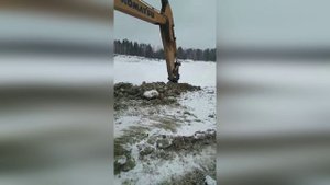 Зуб рыхлитель для экскаватора в работе. "Ковши74"