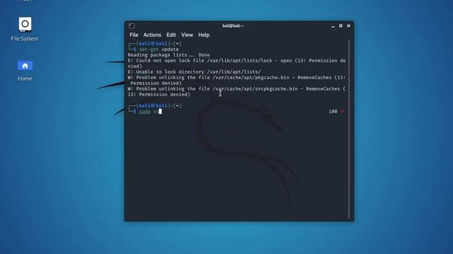 حل مشكلة E: Could not open lock file /var/lib/apt/lists/lock نهائيا في نظام كالي لينكس 2021 смотреть онлайн