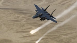 DCS F-15E: первый взгляд, запуск, руление взлет