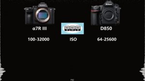Sony a7R III vs Nikon D850