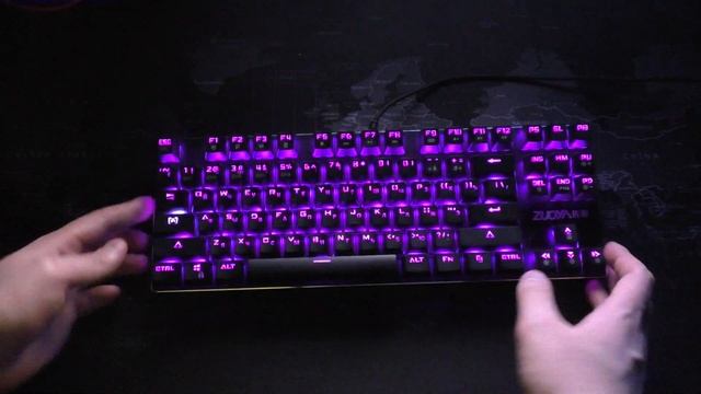 ТОП механическая клавиатура с Aliexpress за 2000 рублей. ZUOYA