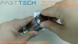 YiHi SXmini SL Class V2 100W TC VW VV Box Mod at FastTech.com