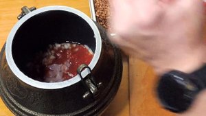 Томатная чечевица  в афганском казане