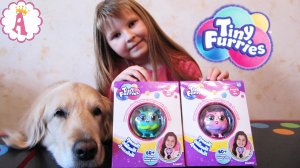 Tiny Furries интерактивные игрушки пушистики в шубках распаковка видео для детей