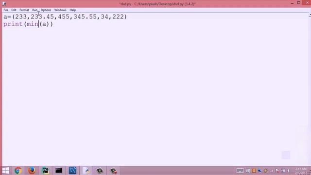 30-Tuple Methods|Here I'm The Set Of Skills|python tutorials for absolute beginners