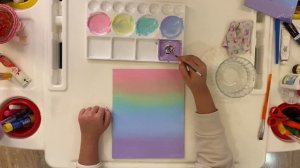 Rainbow Sky Painting