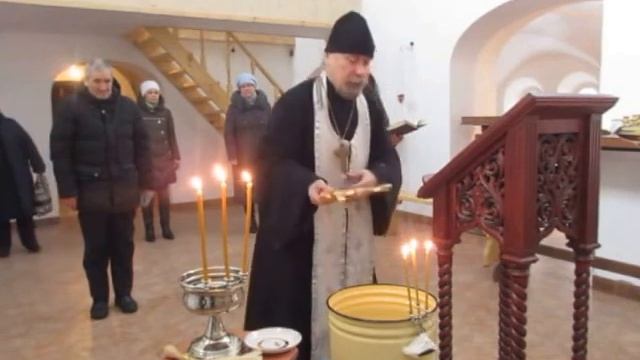 освящение воды в Крещение Господне