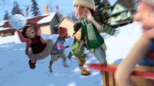 Ледяной Джек бросает волшебный снежок. Хранители снов. 2012