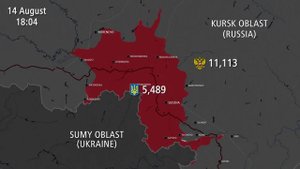 ⚡ Появилась анимация боевых действий в Курской области.