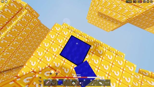 Roblox Bedwars, But The MAP Is Made Of LUCKY BLOCKS.. смотреть онлайн