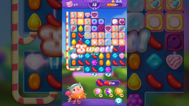 Candy Crush Friends Saga Level 5369 смотреть онлайн