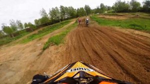 Мотокросс. Гонка от первого лица