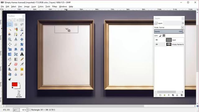 Rectangle Select Tool in GIMP смотреть онлайн