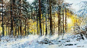 Зимние пейзажи художника Сергея Дорофеева