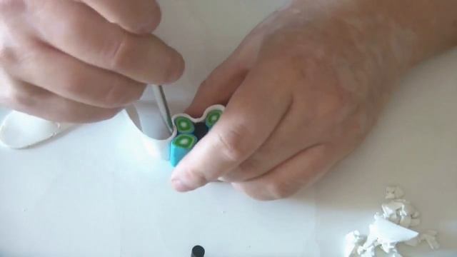 Мастер-класс: Трость "Летающий жучок" из полимерной глины FIMO/polymer clay tutorial смотреть онлайн