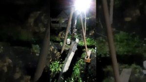 Установка жб шпал одному при помощи лебедки