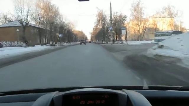 Видео проезда от кинотеатра Москва (Н.Новгород)