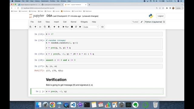 Digital Signature Algorithm (DSA) In Python From Scratch
