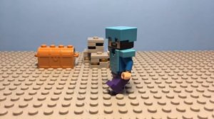 LEGO Minecraft stop Motion The Herobrine’s treasure