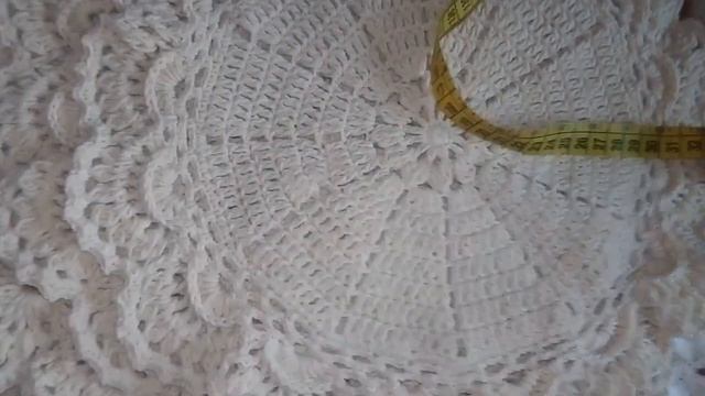 Салфетка крючком для сервировки. Вязание крючком. Салфетка для начинающих.