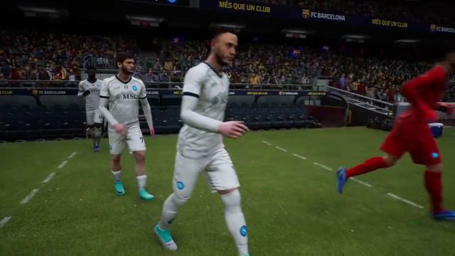 E football 24 Barcelona vs napoli смотреть онлайн