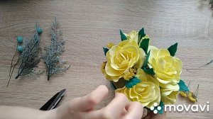 Композиция в горшке с цветами из фоамирана/Декор своими руками