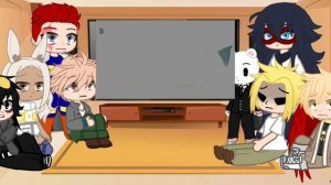 pro heroes and bakugou react to villain deku v.deku au no ships (cringe) 1/???