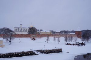 Зимняя прогулка по Великому Новгороду (слайд шоу)