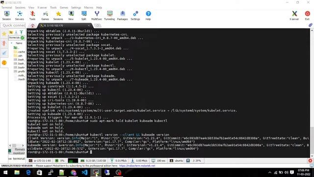 Installation of Kubernetes on AWS Ubuntu 20.4 Instance to setup master