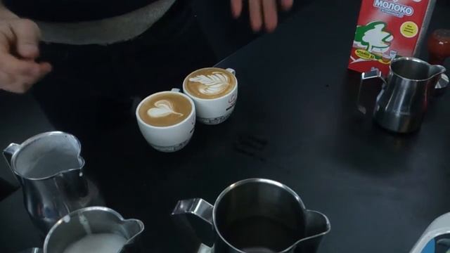 Как рисуют на кофе смотреть онлайн