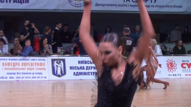 Kiev Open 2018. 1/2 Adult Latina. Maksim Bodnar & Olga Kuzmenko. Jive