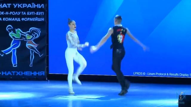 Никита - Даша, Main Class, квалификация  Харьков, акробатический рок-н-ролл 2021-12-04