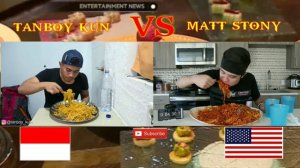 tanboy kun VS Matt Stonie * 15 packs mie * samyang * mukbang