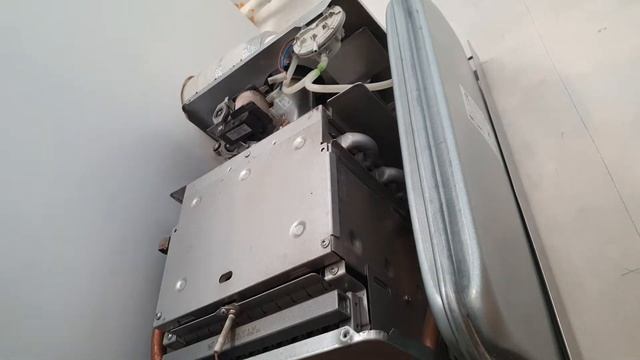 Иммергаз. Чистка вторичного теплообменника. Чистка вентилятора.
