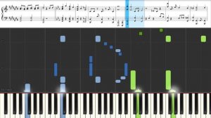 JoJo's Bizarre Adventure Opening 4 - END OF THE WORLD - Piano Tutorial - Synthesia – Sheet music