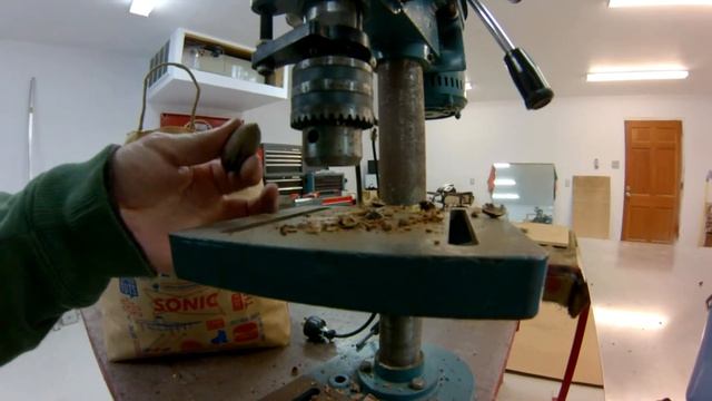 How to shell/crack pecans on the drill press смотреть онлайн