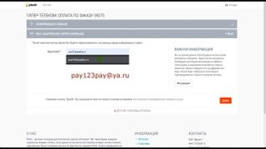 Оплата Банковской картой Visa / Mastercard / Maestro / МИР ( Гипер Телеком )