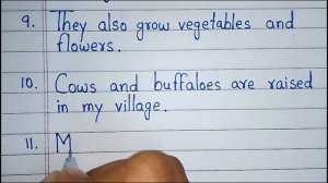 20 lines on My Village Essay in English | Essay lines on My Village in English | My Village 20 line