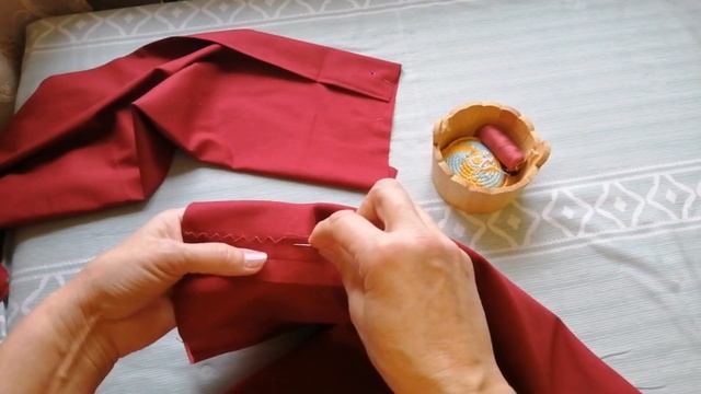 Пошив стилизованной юбки с элементами обережного кроя.