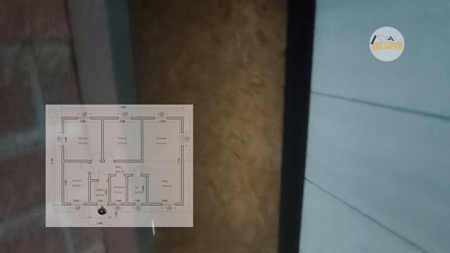 Одноэтажный дом из СИП панелей 90 кв метров. Внешняя отделка Хауберк.