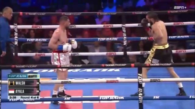 Nico Ali Walsh(7-0, 5 KOs) - Eduardo Ayala(9-2-1, 3 KOs) Весь бой смотреть онлайн