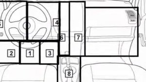 Opel Kadett 1989 10 1991 08 Diagnostic Obd Port Connector Socket Location Obd2 Dlc Data Link 1181