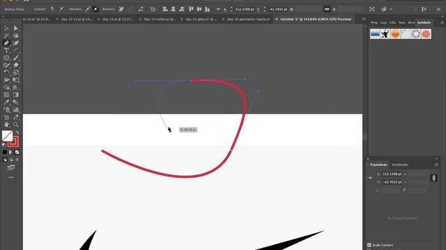 Illustrator: Nike Logo from JPG смотреть онлайн