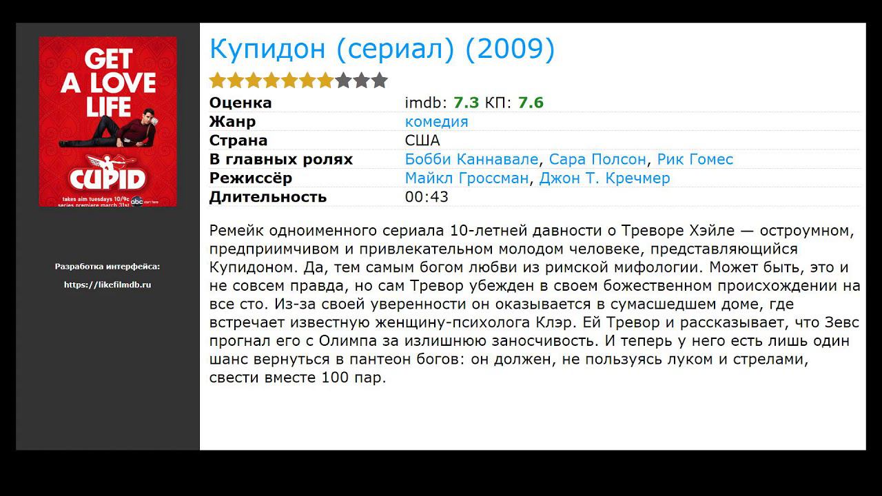 Сериалы про барменов