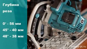 Makita  DSP601ZU Аккумуляторная погружная дисковая пила от Макита| Обзор, комплектация