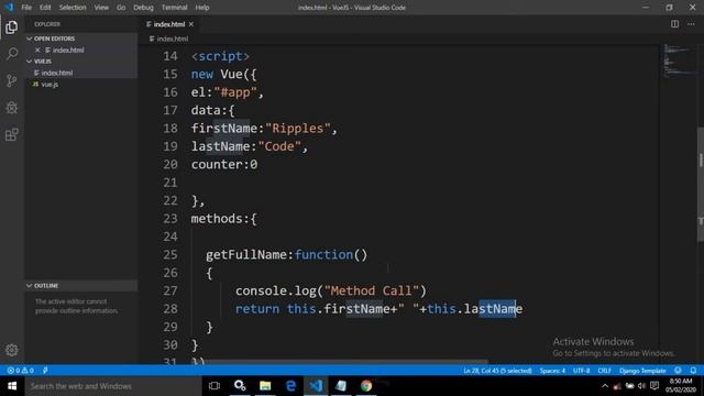 VueJS 2 Series including Router & Vuex || Understanding  Computed Properties in Vue JS || Part-13