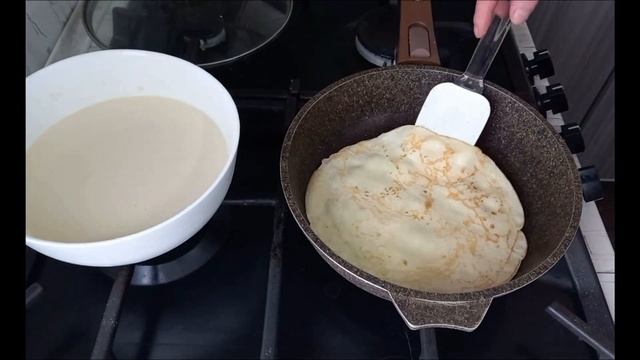 ПРОСТОЙ рецепт ДОМАШНИХ блинов))) Нежные, воздушные, сами тают во рту))) смотреть онлайн